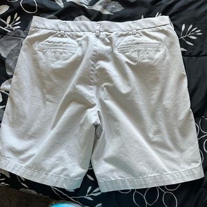 Mens shorts 38”x10” cream colored